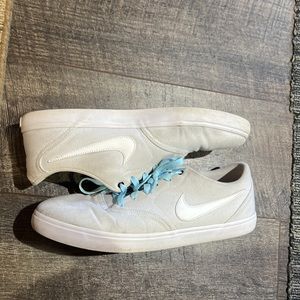 Relaced Nike SB Check (Baby Blue laces)